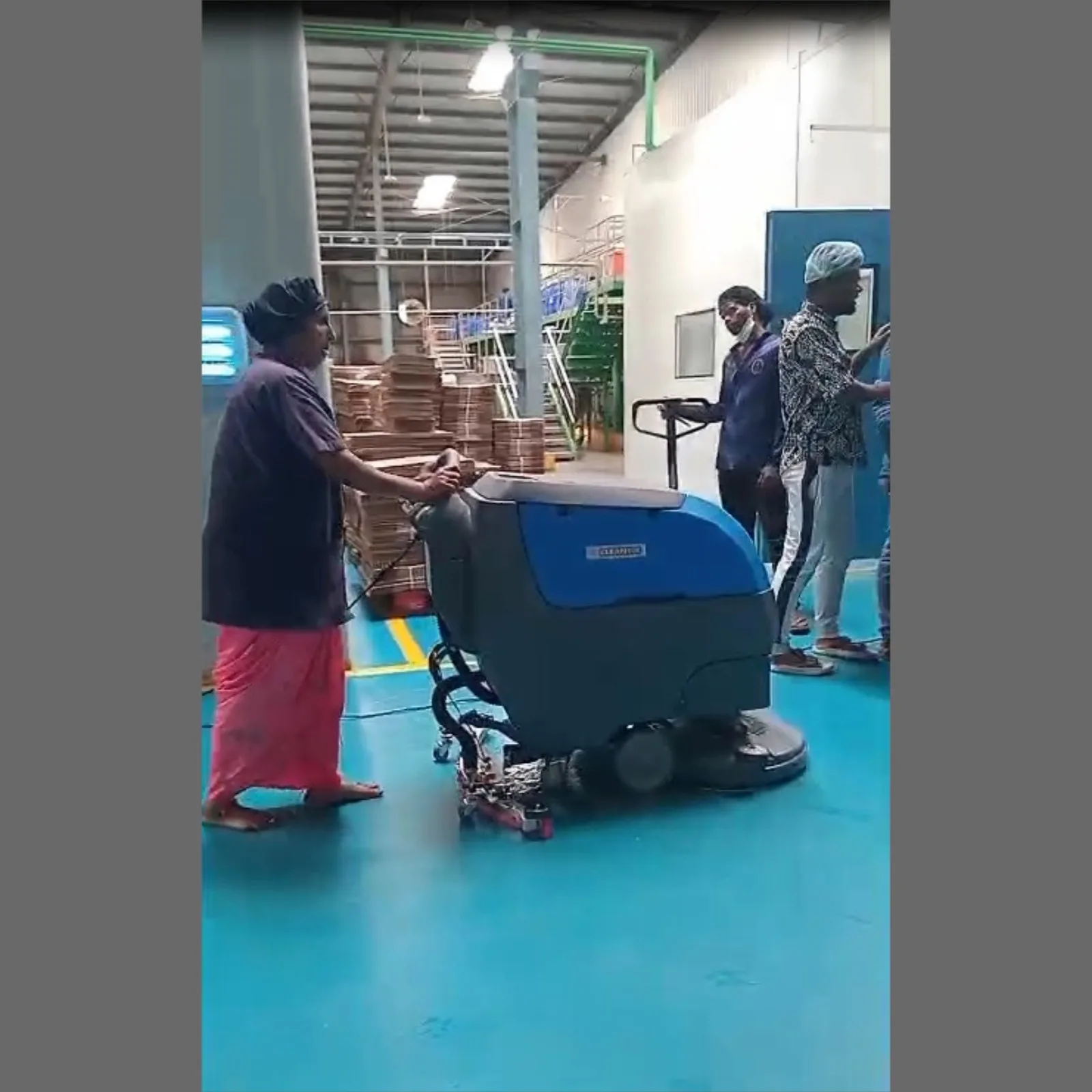Cleantek Walk-Behind Scrubber Drier: Smart, Efficient, and Easy Floor Cleaning Solution